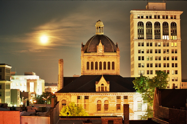 Lexington Skyline - 03 - The moon rises.jpg